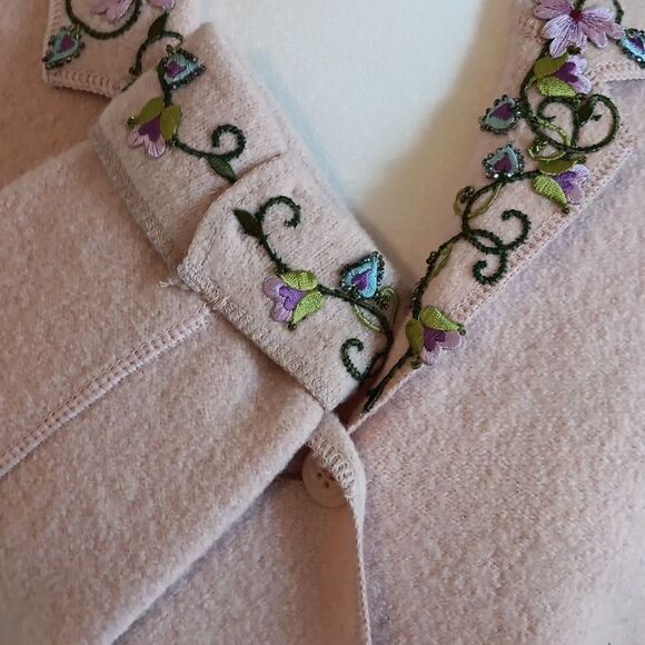 Vintage. Petite Sophisticatè Boiled Wool Jacket.Soft Girl - Picture 3 of 12